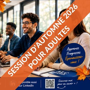 Session d'automne 2026 pour adultes