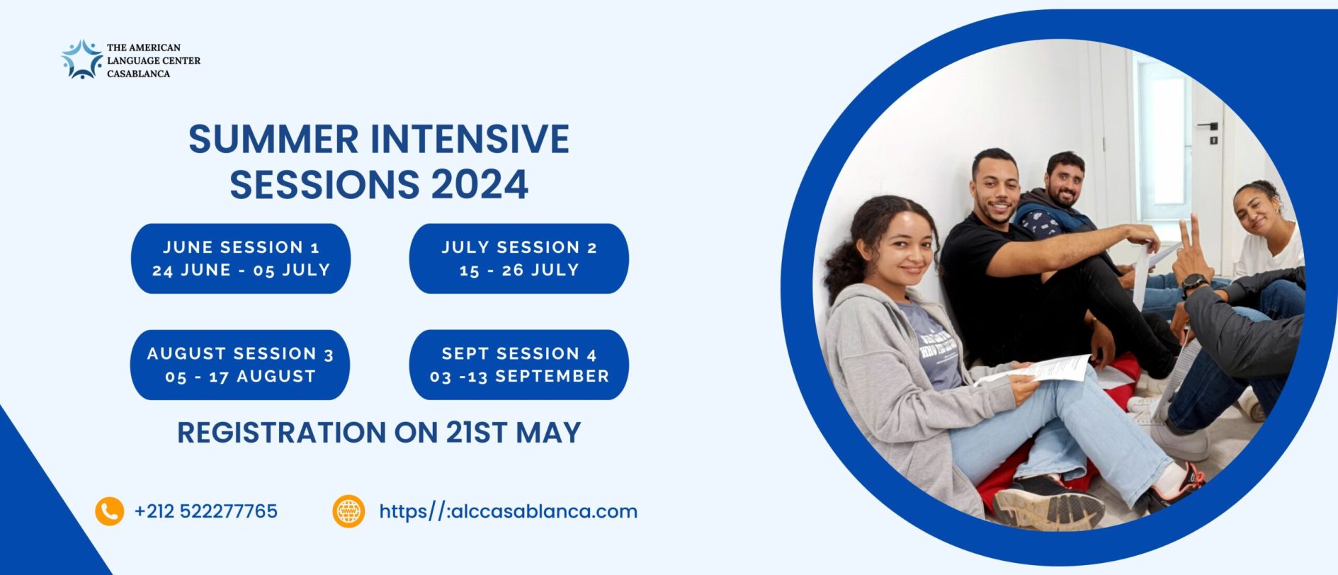ALC Casablanca English Summer intensive sessions 2024